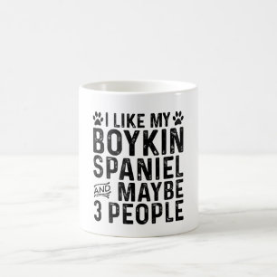Mug J'Aime Mon Boykin Spaniel Et 3 Personnes