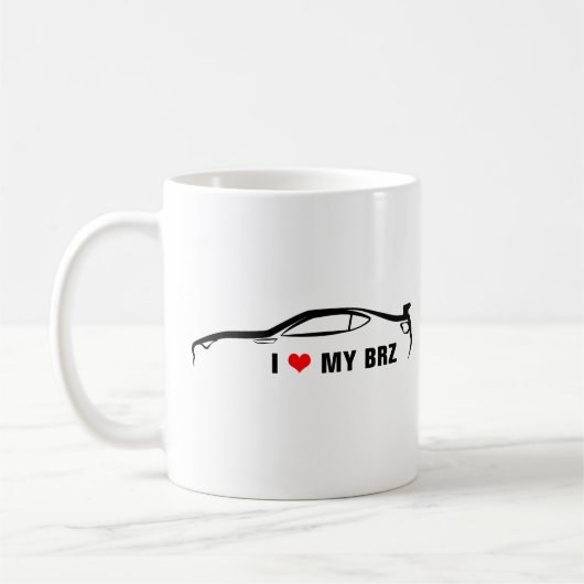 Mug J'aime mon BRZ (Gauche)
