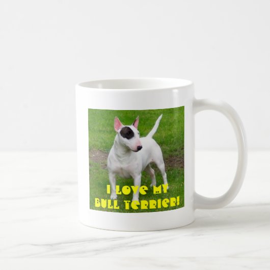 MUG J'AIME MON BULL-TERRIER ! (Droite)
