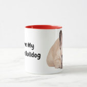 Mug J'aime mon Bulldog (Centre)