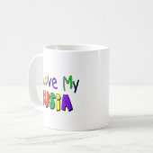 Mug J'aime mon Busia (la grand-mère polonaise) (Devant gauche)