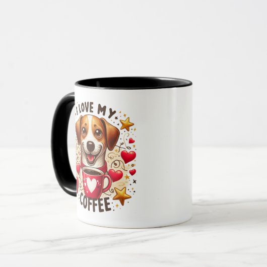 Mug J'Aime Mon Café (Devant gauche)