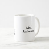 Mug J'Aime Mon Café Chaud, Comme Mon Mari Drôle (Devant droit)
