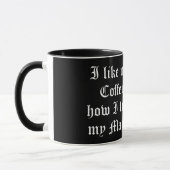 MUG J'AIME MON CAFÉ COMMENT J'AIME MA MAGIE (Gauche)