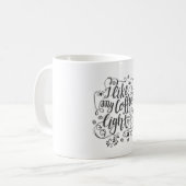 Mug J'aime mon café léger (Devant gauche)