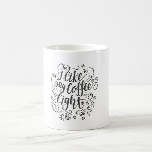 Mug J'aime mon café léger