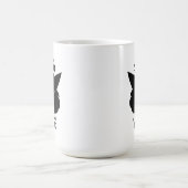 Mug J'aime mon café noir et mon chat noir (Centre)