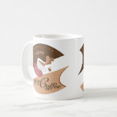 Mug J'aime mon café Retro Java (Devant gauche)