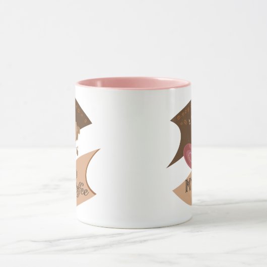 Mug J'aime mon café Retro Java (Centre)