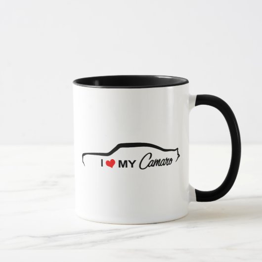 Mug J'aime mon Camaro (Droite)