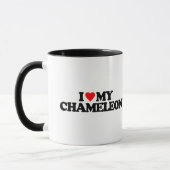 MUG J'AIME MON CAMÉLÉON (Gauche)