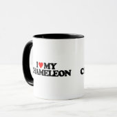 MUG J'AIME MON CAMÉLÉON (Devant gauche)