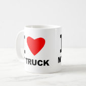 Mug J'aime mon camion (Devant gauche)