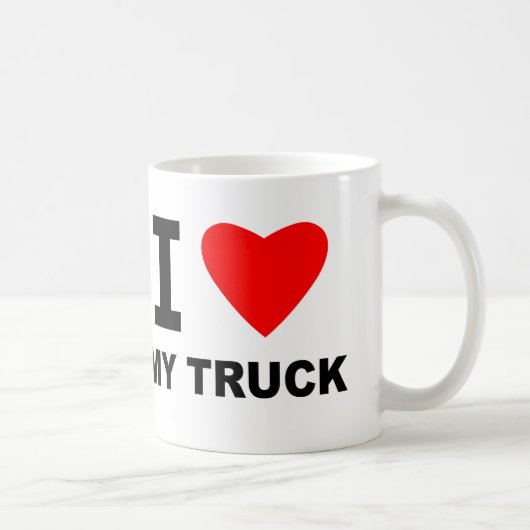 Mug J'aime mon camion (Droite)