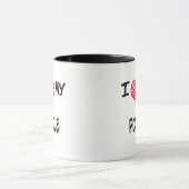 Mug J'aime mon caniche (Centre)