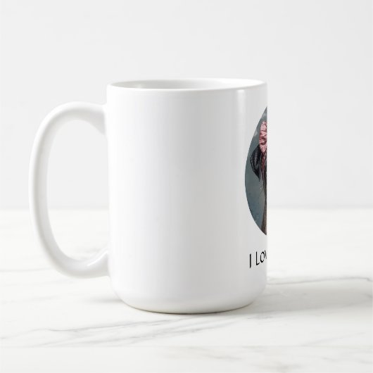 Mug J'aime mon Carlin (Gauche)