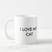 MUG J'AIME MON CAT (Gauche)