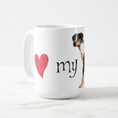 Mug J'aime mon Catahoula (Devant gauche)
