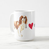 Mug J'aime mon Cavalier (Devant gauche)