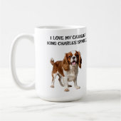 Mug J'Aime Mon Cavalier Roi Charles Spaniel (Gauche)