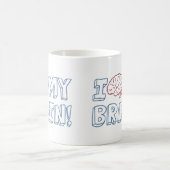 Mug J'aime mon cerveau (Centre)
