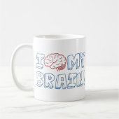 Mug J'aime mon cerveau (Gauche)