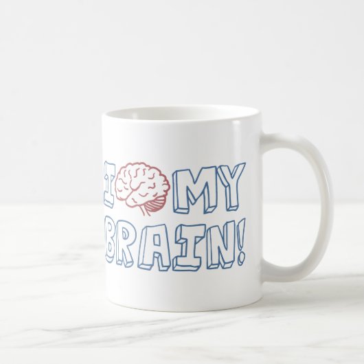 Mug J'aime mon cerveau (Droite)