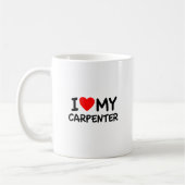Mug J'aime mon charpentier (Gauche)