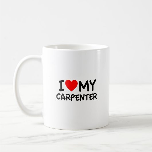 Mug J'aime mon charpentier (Gauche)