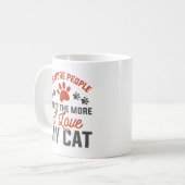 Mug J'aime mon chat (Devant gauche)