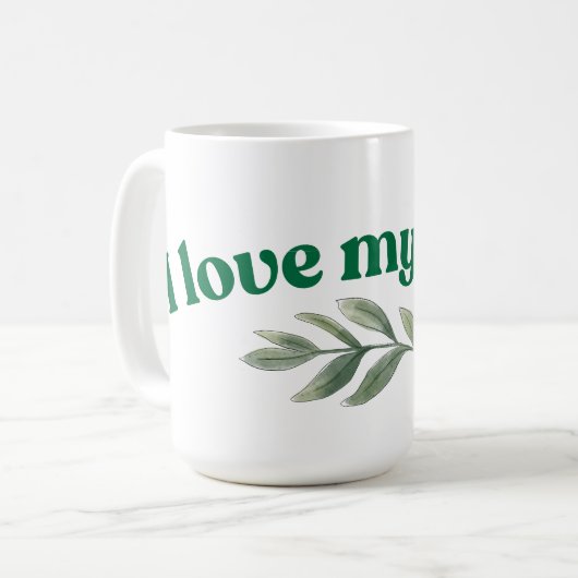 Mug J'Aime Mon Chat (Devant gauche)