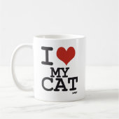 Mug J'aime mon chat (Gauche)
