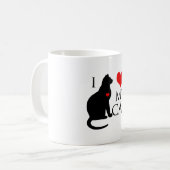 Mug J'Aime Mon Chat (Devant gauche)