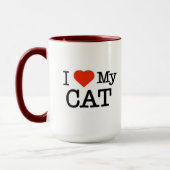 Mug J'Aime Mon Chat (Gauche)