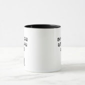 Mug J'aime mon chat de smoking--Texte noir (Centre)