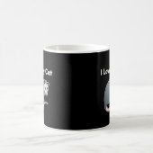 Mug J'aime mon chat drôle opossum (Centre)