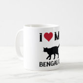 Mug J'Aime Mon Chat Du Bengale (Devant gauche)