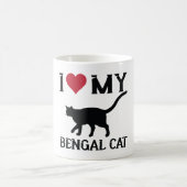 Mug J'Aime Mon Chat Du Bengale (Centre)