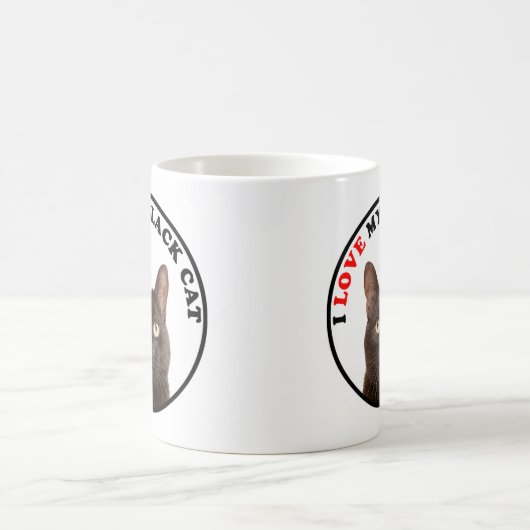 Mug J'Aime Mon Chat Noir (Centre)