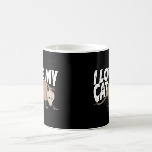 Mug J'Aime Mon Chat Opossum (Centre)