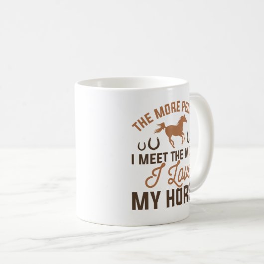 Mug J'Aime Mon Cheval (Devant droit)
