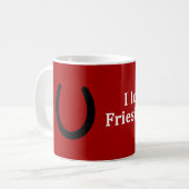 Mug J'Aime Mon Cheval De Croix Friésien (Devant gauche)
