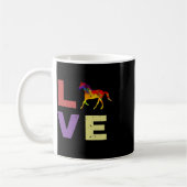 Mug J'Aime Mon Cheval Équitation Équitation équitation (Gauche)