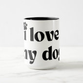 Mug J'Aime Mon Chien (Centre)