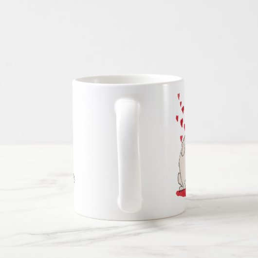 Mug J'aime mon chien (Poignée)
