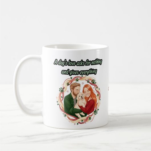Mug J'aime mon chien (Gauche)