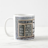 Mug J'aime mon chien (Gauche)