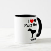 Mug J'Aime Mon Chien À La Hache De Plott (Devant droit)