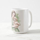 Mug J'aime mon chien, adorable (Devant droit)