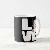 Mug J'Aime Mon Chien Collie Embarqué (Devant droit)